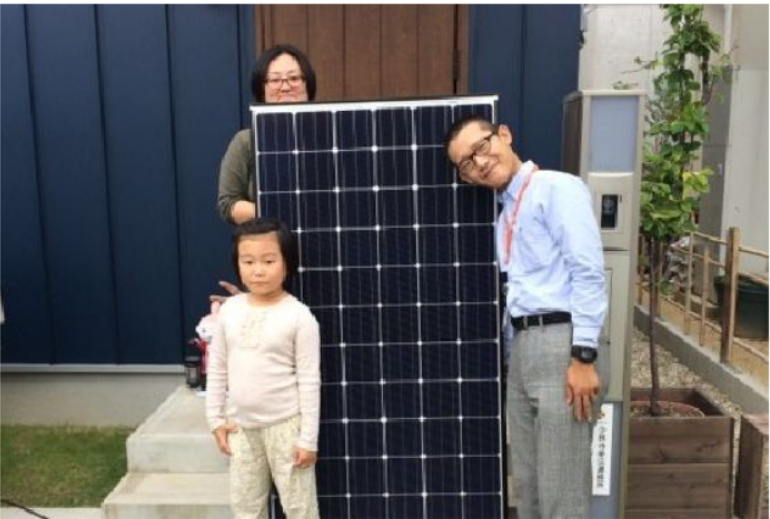 太陽光発電の施工事例1