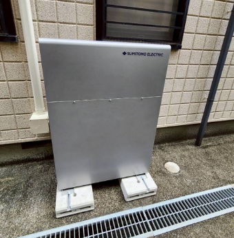 蓄電池の施工事例1