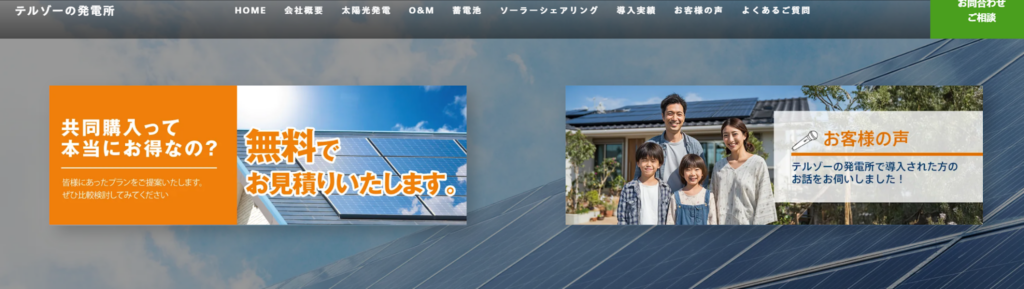 株式会社テルッツオ公式HP画像